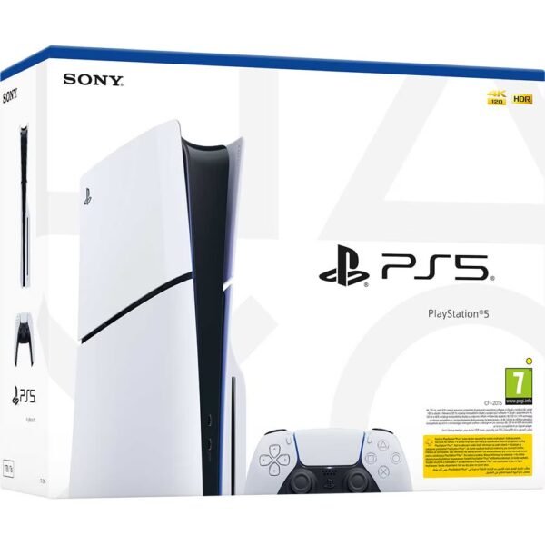 PlayStation 5 Slim - 1TB- Disk Edition - 1 Controller