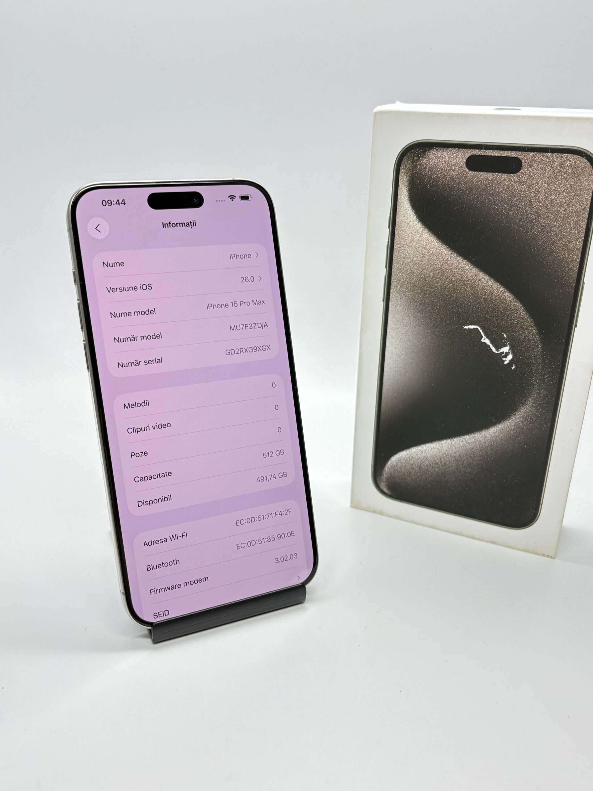 Apple iPhone 15 PRO MAX, 512Gb, 5G, Natural Titanium - Imagine 9