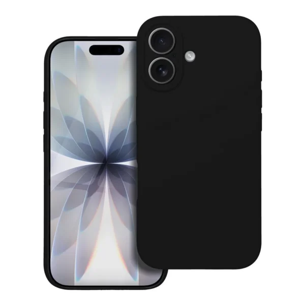 Husa Neagra Silicon – iPhone 16