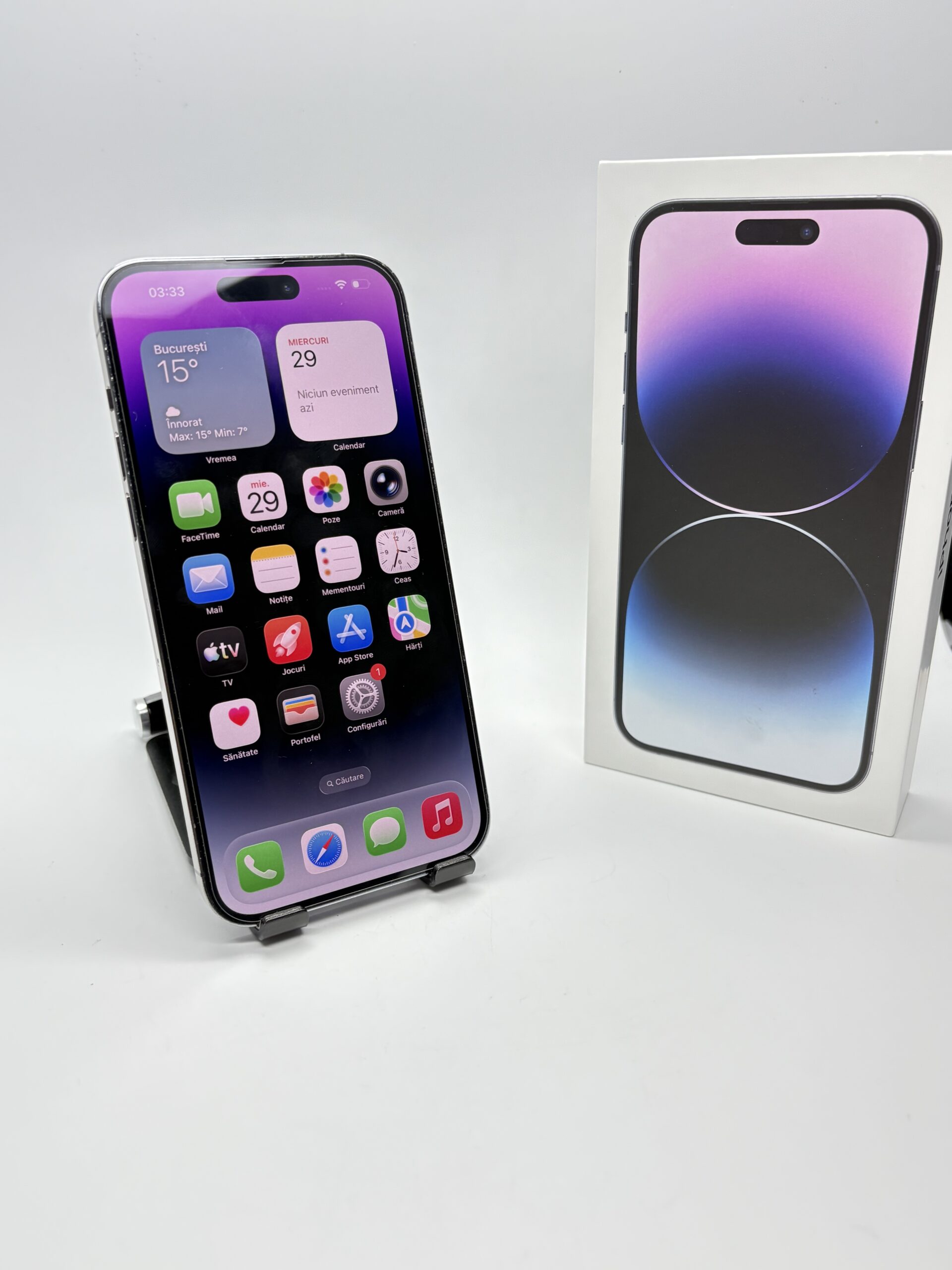 Apple iPhone 14 PRO MAX, 256GB, 5G, Purple - Imagine 7