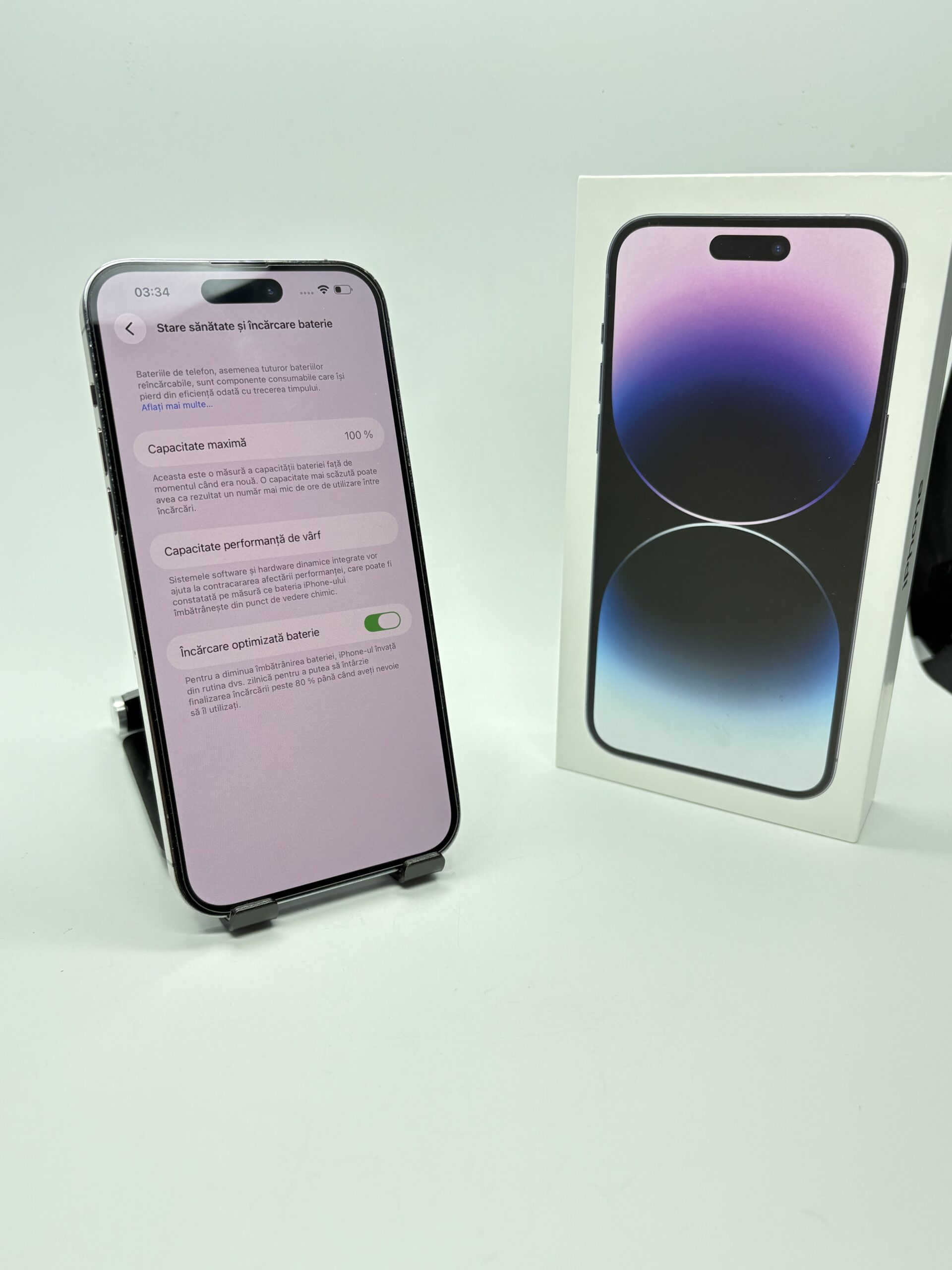 Apple iPhone 14 PRO MAX, 256GB, 5G, Purple - Imagine 8