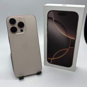 Apple iPhone 16 Pro, 128GB, 5G, Dessert Titanium