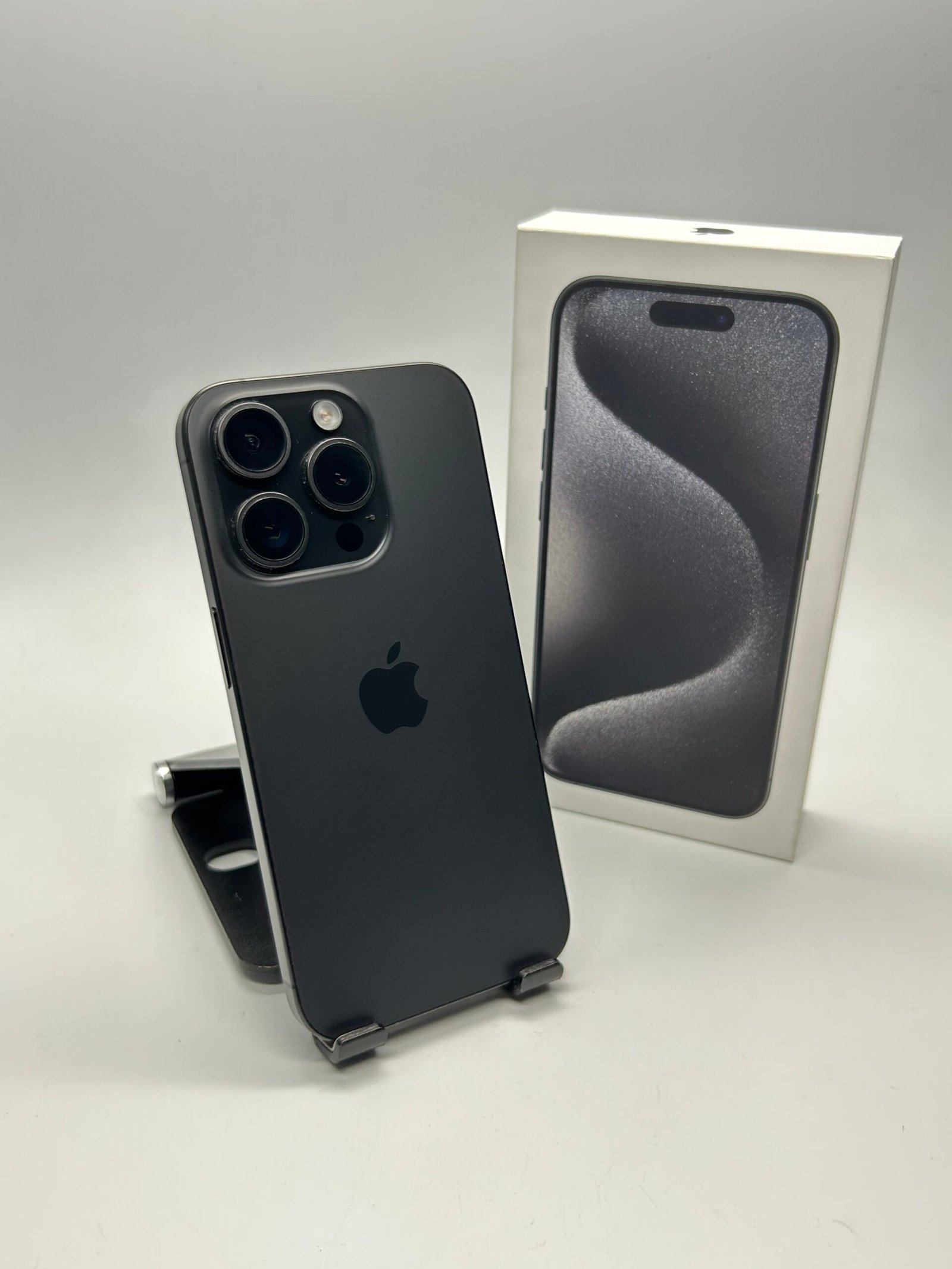 Apple iPhone 15 PRO, 256GB, 5G, Black TItanium - Imagine 2