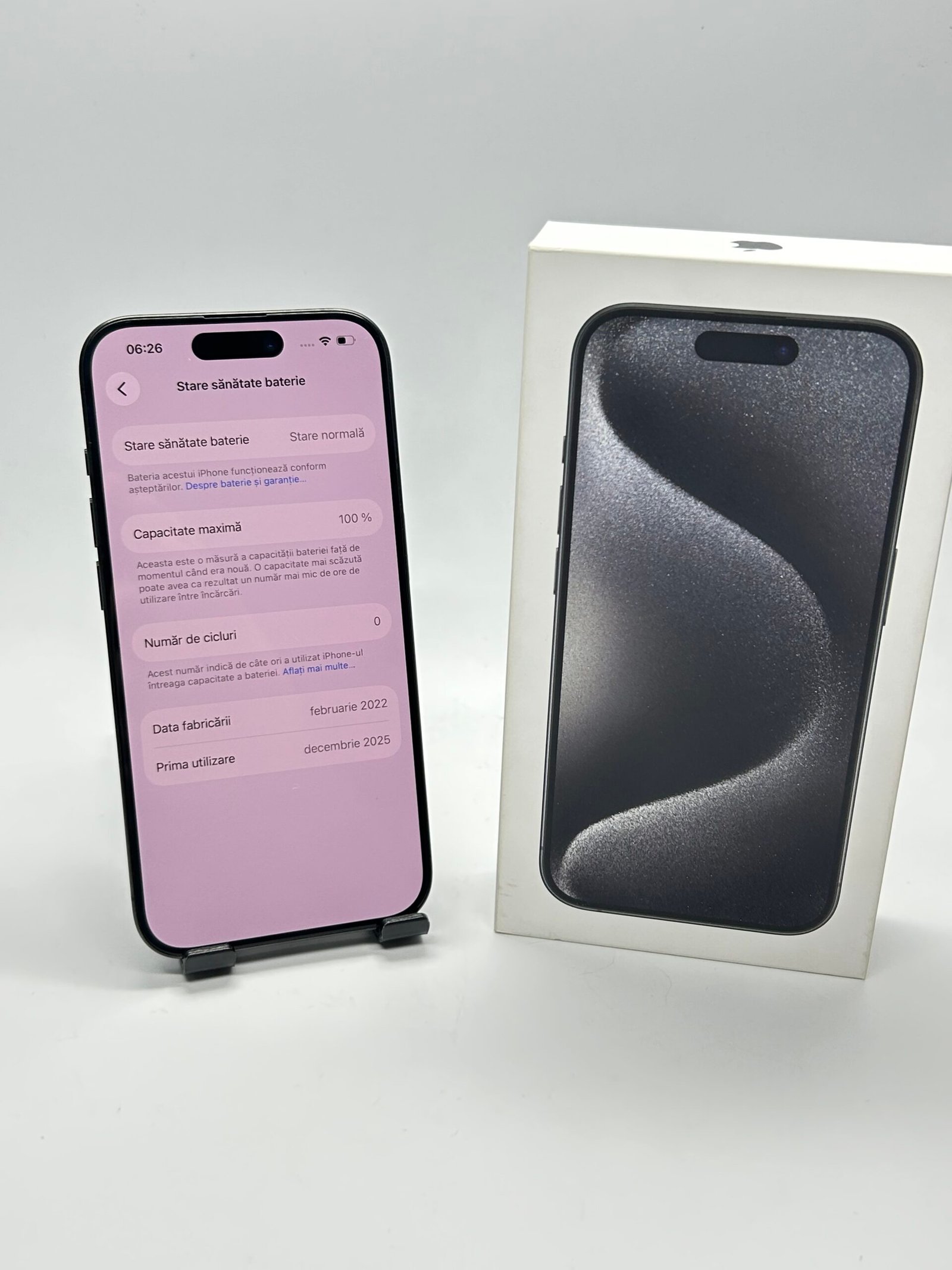 Apple iPhone 15 PRO, 256GB, 5G, Black TItanium - Imagine 4