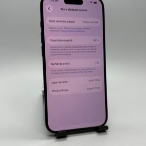 iPhone 15 Pro 128GB Blue Titanium second hand – imagine 8