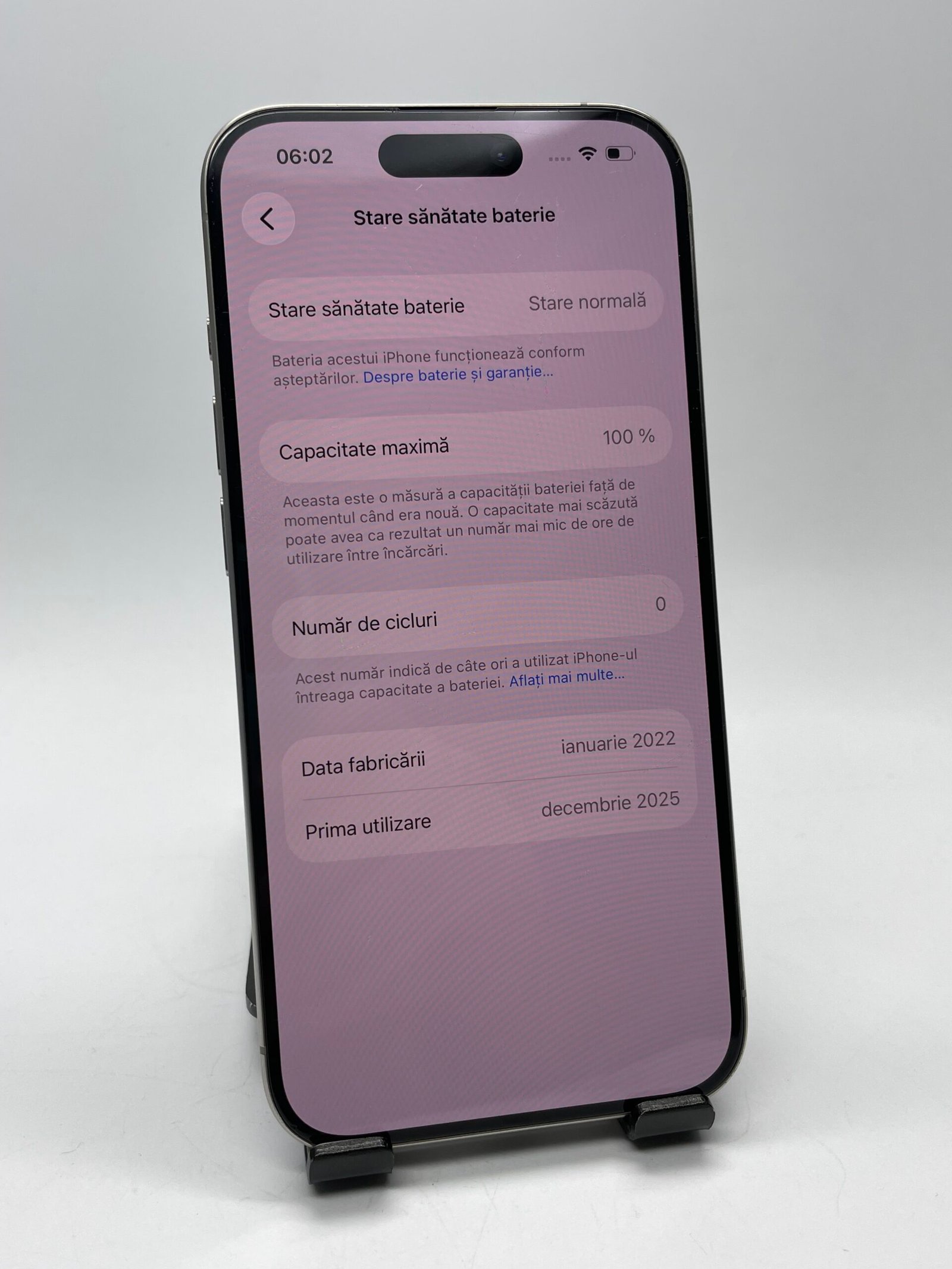 iPhone 15 Pro 128GB Natural Titanium second hand – imagine 8