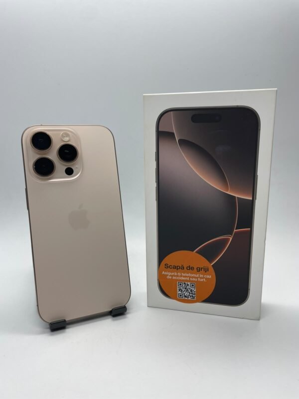 Apple iPhone 16 Pro, 256GB, 5G, Desert