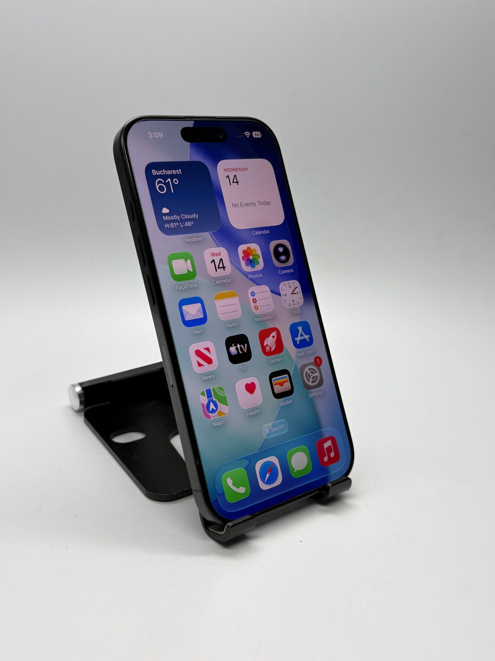 Apple iPhone 16 Pro, 128GB, 5G, Black Titanium - Imagine 3