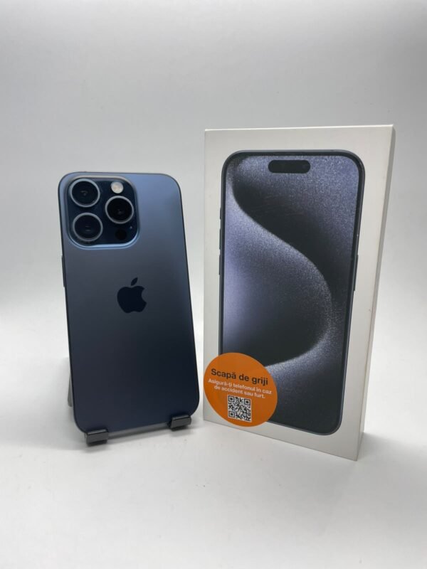 Apple iPhone 15 PRO, 256GB, 5G, Blue TItanium